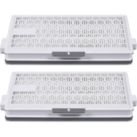Filtre Aspirateur Air Clean Plus 50 pour Miele Complete C3 Powerline S8340 Filtre d'aspirateur, Air Clean SF-HA 50 pour Complete C2 C3 Compact C1 C2, lot de 2 (1/4)