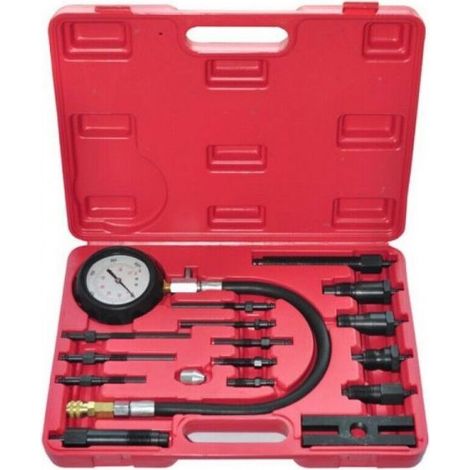 TESTER DI COMPRESSIONE PER INIETTORI E CANDELETTE MOTORI DIESEL 17 PZ (1/5)