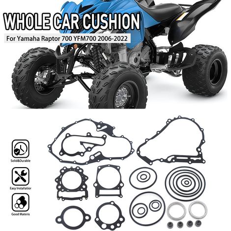 Applicable to the complete Yamaha YFM700 (07-15) engine overhaul mat repair kit