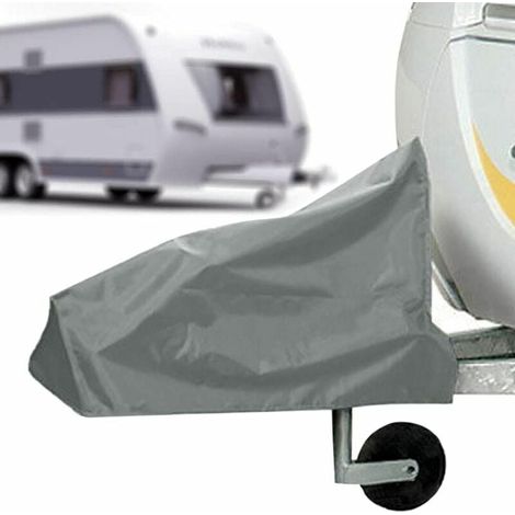 Housse de barre de remorquage, housse de remorquage, housse de protection universelle pour caravane, pour tête d'attelage de remorque (1 pièce)