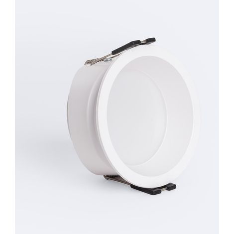 Portafaretto Downlight Conico IP65 Lampadina LED GU10 / GU5.3 Foro Ø75 mm   Bianco