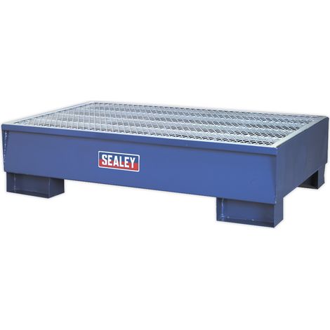 Sealey Steel Barrel Bund/Spill Pallet 1340 x 800 x 335mm DRP10