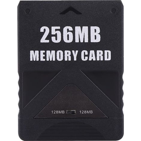 Carte Mémoire PS 2, Carte Mémoire Haute Vitesse pour Jeux Accessoires 128M Tation (256M) (1/5)