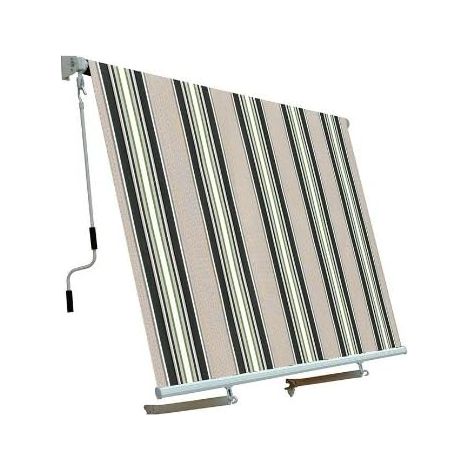 Garden Friend Tenda a caduta c/bracci 245x245 riga verde (1/10)