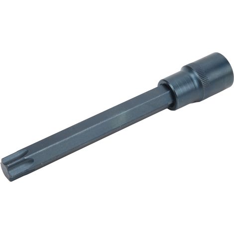 Jeu de douilles étoile S2 acier allié, embout rapide 1/2x150XT60, outil clé à choc, bleui, blister, accessoire quincaillerie professionnel. (1/5)