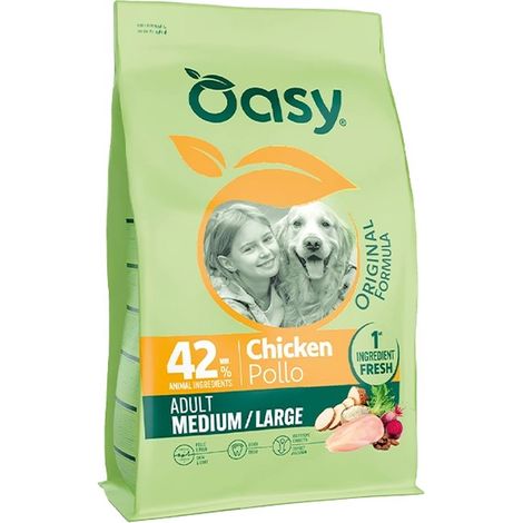 Oasy Original Formula Cane Adult Medium Large Pollo 2Kg
