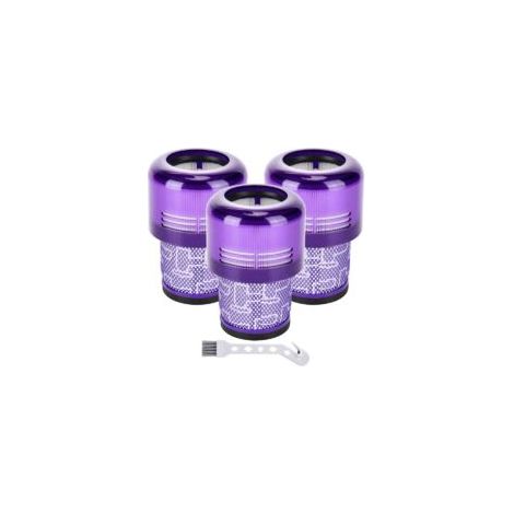Paquete de 3 filtros para aspiradora Dyson V11 Absolute Extra Pro Animal Torque Drive V15 Detect (reemplaza la pieza 97001302) - Crezuo (1/3)
