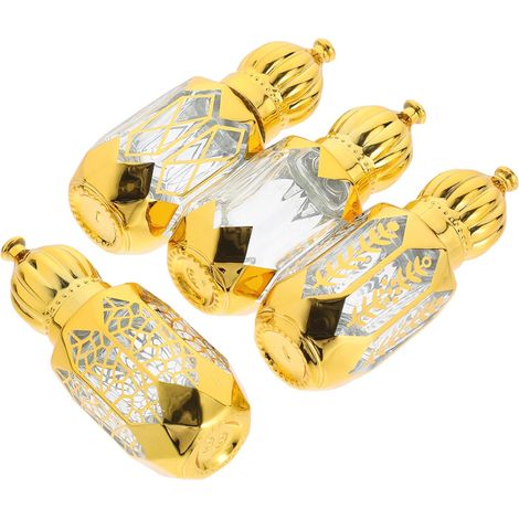 4pièces Fon Roll Huiles Essentielles Fons Verre Vides Et Rechargeables Distributeur De Parfum Avec Bille Roulante (1/5)