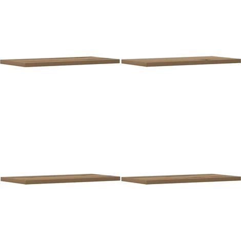 Maison Exclusive - Wandregale 4 Stk. Artisan-Eiche 40x20x1,5 cm H (1/5)