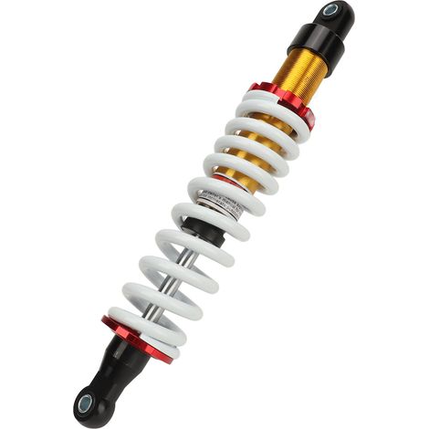 Amortiguadores para motocicletas con distancia entre centros de 380 mm y amortiguación ajustable para motocicletas todoterreno y quads de 90 a 250 cm³. (1/5)