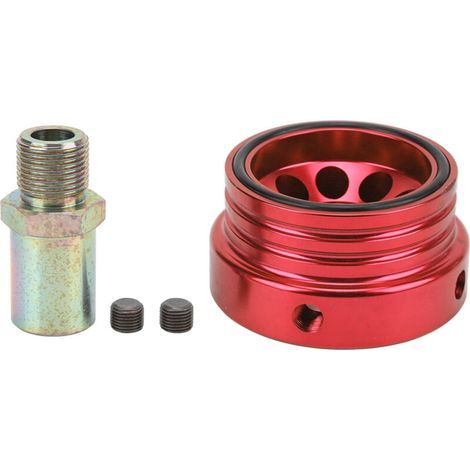 Accessoire automobile d'adaptateur de plaque de Sandwich d'huile de plaque de filtre à huile professionnelle pour GT86 2017 + (rouge). (1/5)