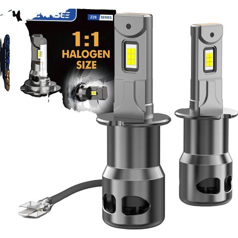 Faros antiniebla LED, alto brillo, larga vida útil, H3 (1/2)