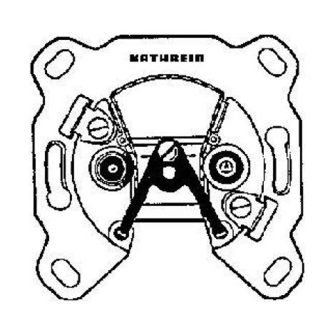 Kathrein SAT-Steckdose 2fach Einzeldose, Twin ESD 08