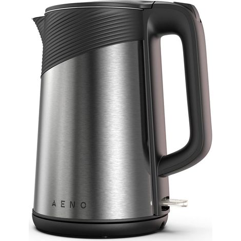 AENO Wasserkocher EK3 1.7L, 360°drehbar edelstahl/schw retail (AEK0003)