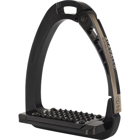 ACAVALLO Staffa Arena Alupro TOTAL BLACK apertura laterale (1/3)