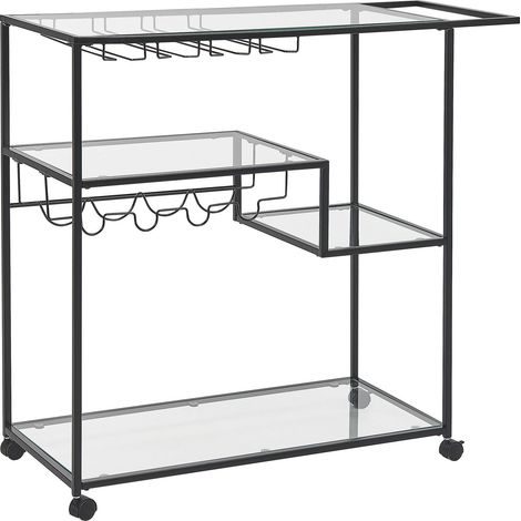 Servierwagen MARCOLA Metall Schwarz