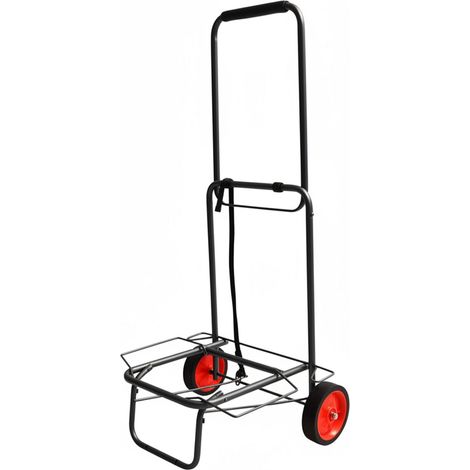 Faltbarer Einkaufswagen mit Gummiseilen, Stahlrahmen