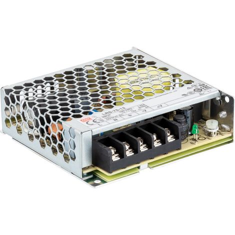Bloc d'Alimentation 12V DC 75W 6.2A MEAN WELL LRS-75