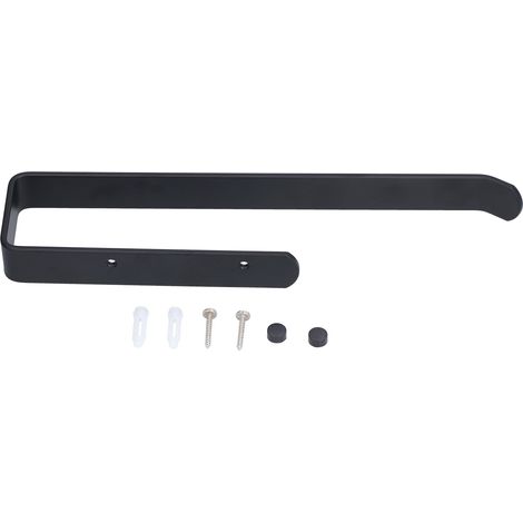 Wandmontierter Handtuch-/Toilettenpapierhalter aus ausziehbarer und stabiler Aluminiumlegierung, 34 cm, für Badezimmer und WC (1/5)