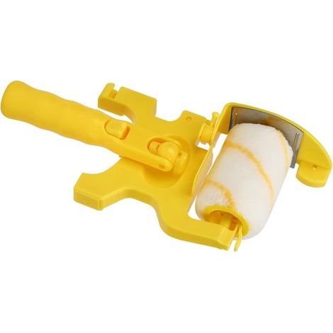 BUNTHAUS CSPARKV Rouleau Peinture, Kit de Bordure de Peinture Complet Rouleau de Peinture Coupe-Bordure Brosse Coupe Séparation des Couleurs Maison Chambre Mur Plafond Coffre-Fort Outil