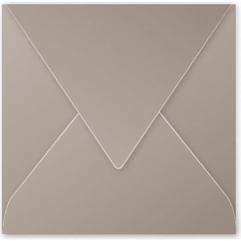 Enveloppe - CLAIREFONTAINE - Pollen 165x165 - Gris acier - 120g - Lot de 20