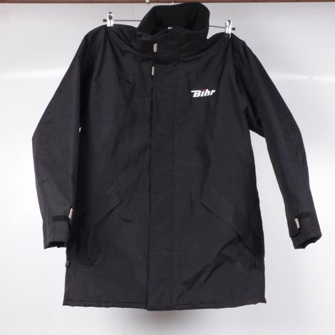 Veste de froid hiver Bihr taille L coloris noir avec un grand col (1/2)