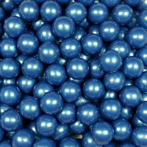 Balles De Piscine - 25 Pièces - Bleu Métallique - Pour Jeux Aquatiques Et Trampoline (1/3)