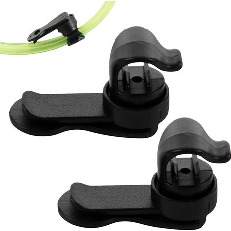 Clips pour Tubes d'eau,2pcs Pince de Tuyau de Vessie d'eau,Magnetic Tube Clips,Clip Magnétique pour Hydratation,Universelle Pince de Sac d'hydratation,Amovible Pince de Serrage Magnétique (1/5)