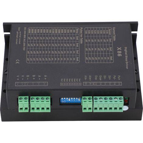 51200 Mikroschritt-Schrittmotortreiber, 7,8 A, zweiphasig, für Servomotoren, Stromversorgung DC 24–80 V oder AC 20–70 V (1/5)