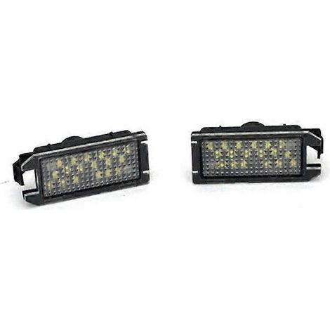 luces LED para matrícula de coche, compatibles con Fiat 500 y 500C.