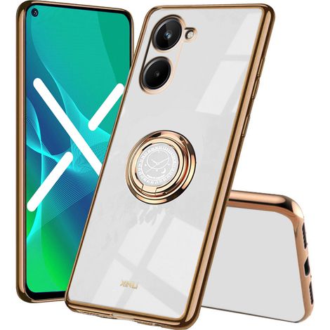 Funda para Realme 10 4G, Electro Ring, Blanca (1/5)