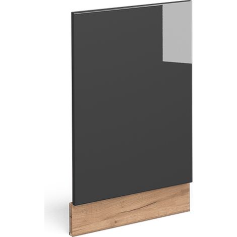 Frontblende Fame-Line, Anthrazit Hochglanz, 45 cm ohne Arbeitsplatte, Vicco
