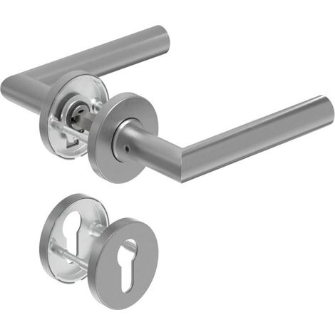 Manico della porta DD-GRT. Er 9 mm a forma di L. FS. Forma PZ in L. FS. Pz