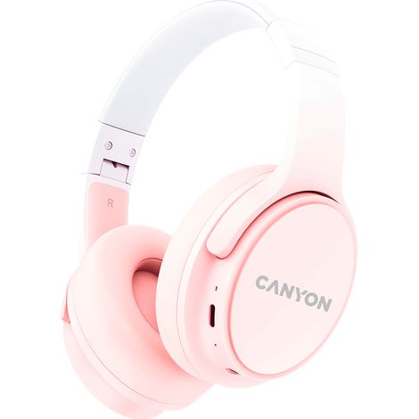 Cuffie circumaurali wireless Canyon OnRiff 4 rosa (1/4)