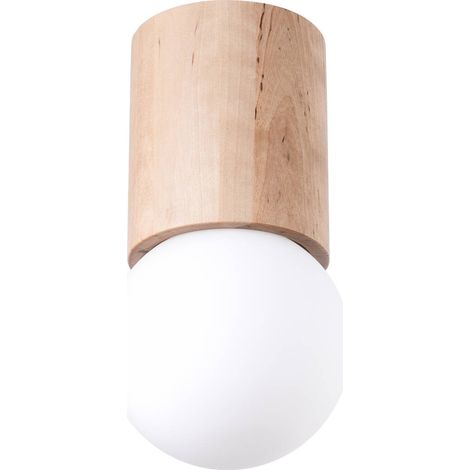 Lámparas de techo Boomo madera natural madera 1xG9  12cm Sollux (1/5)