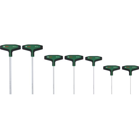 Bosch Hand Tools T-Handle Hex Screwdriver Set 7-Piece 1600A039J1 (1/5)