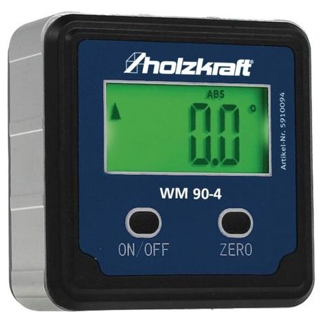 Holzkraft Winkelmesser WM 90-4 digitale LCD-Anzeige mit Beleuchtung 5910094 (1/2)