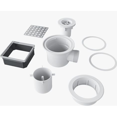 AICA Desagüe y tubo flexible, los accesorios de desagüe de plato de ducha (1/2)