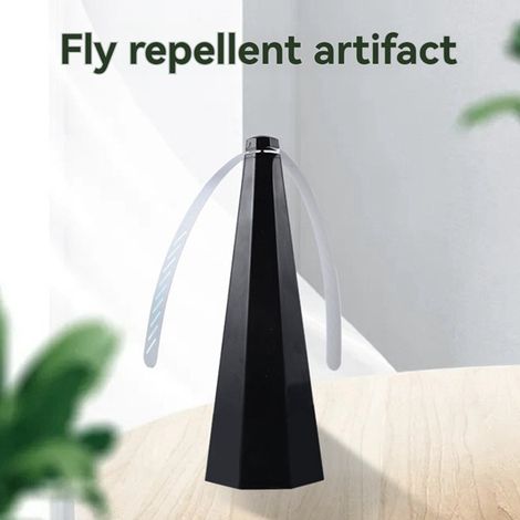 Nur in Schwarz erhältlich. Material: ABS. Tragbarer Tischventilator zur Abwehr von Fliegen, Wespen und Bienen.