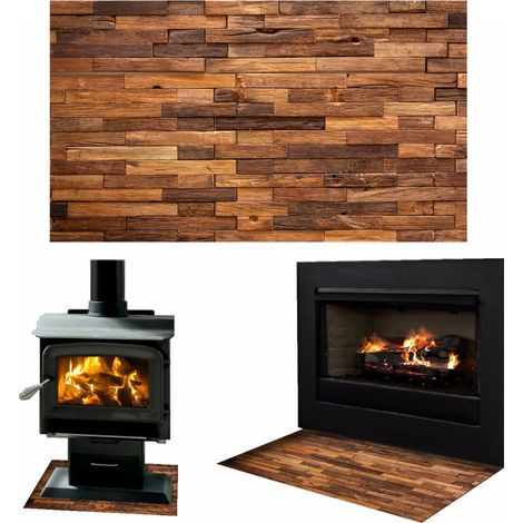 CHIMENEA DE CRISTAL TEMPLADO. DIMENSIONES DE LA BASE: 70x52cm. GRÁFICOS: PARQUET. (1/5)