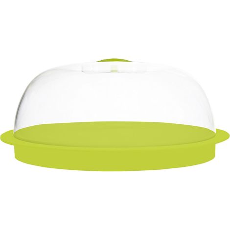 GIO'STYLE Giostyle Portatorta in Plastica 100% Riciclabile, Verde