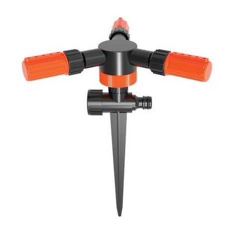 IRRIGATORE 3 BRACCI EVO SU PUNTALE STARS - INNESTO RAPIDO PASSANTE SELF- 5 pezzi