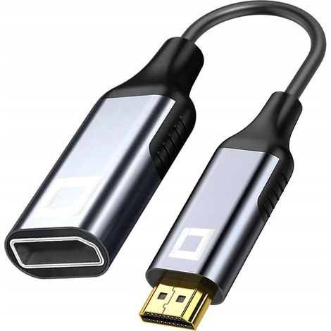 Adaptateur HDMI CO2 vers DisplayPort 1.4 - Câble HDMI DP FHD 240 Hz 4K 60 Hz HDR (1/5)