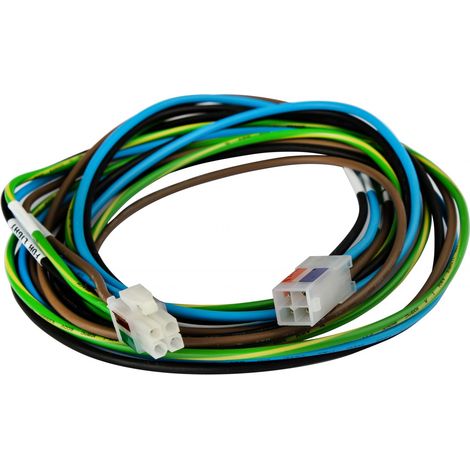 Cable set for ceiling fan extension rods in various sizes