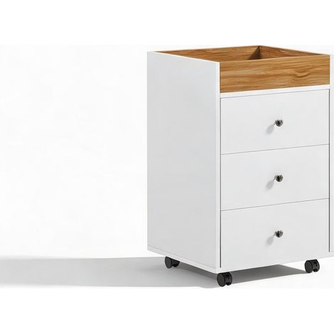 Meuble de rangement de bureau blanco 43 x 40 x 66,5 cm (1/5)