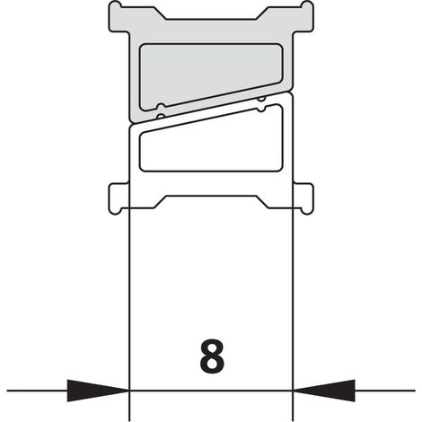 Kermi 6002716 6310 1x Magnetleiste