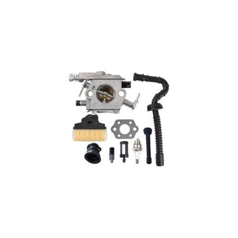 Lntyq Compatible avec le carburateur MS 250 pour carburateur Stihl MS250 021 023 025 MS210 MS230 Pièces de tronçonneuse Remplacer WT286 1123-120-0605