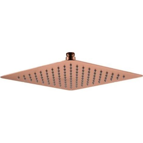 IMEX RDC002/ORC ROCIADORES Rociador Cuadrado 25X25 Oro Rosa Cepillado - ref: RDC002/ORC