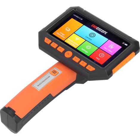 Inspektionskamera mit Dreifachlinse, 2 MP, Dual-Display, HD, IP67 wasserdicht, digitales Industrie-Endoskop für Rohrleitungen (1/5)