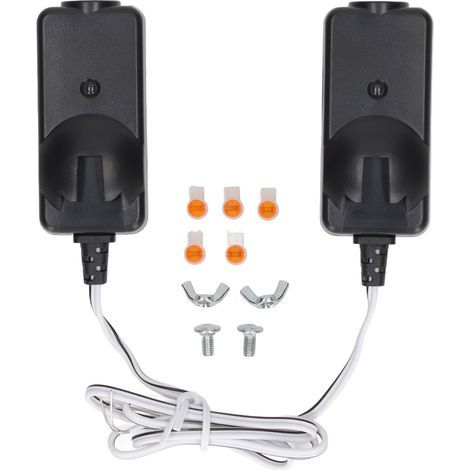Capteur de Sécurité pour Porte de Garage Infrarouge, Kit Compact pour Ouverture de Porte Liftmaster DC5‑6V, Référence 41A5034 (1/5)